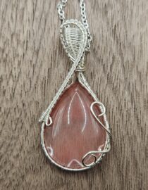 Unique Watermelon Quartz Pendant