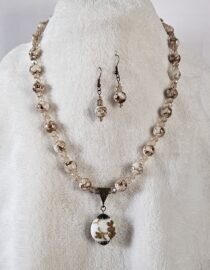 Multi Brown Beaded Necklace